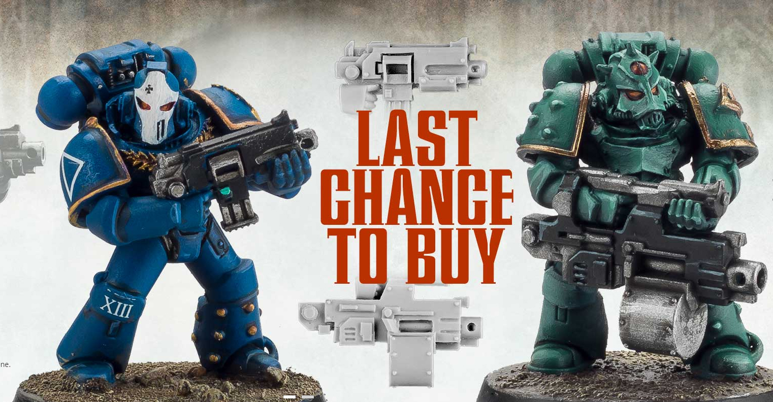 Forge World Horus Heresy Weapons – Last Chance to Buy!