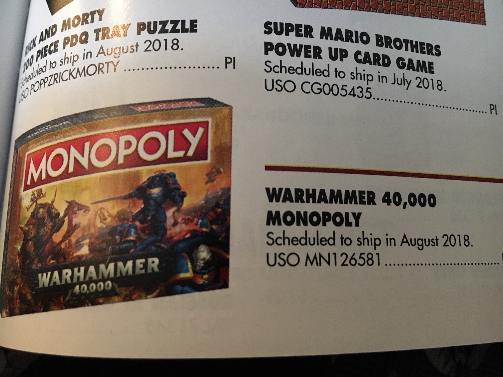 Warhammer 40,000 Monopoly coming this August!