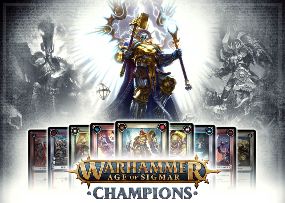 Warhammer Age of Sigmar Champions Card Game out Saturday!