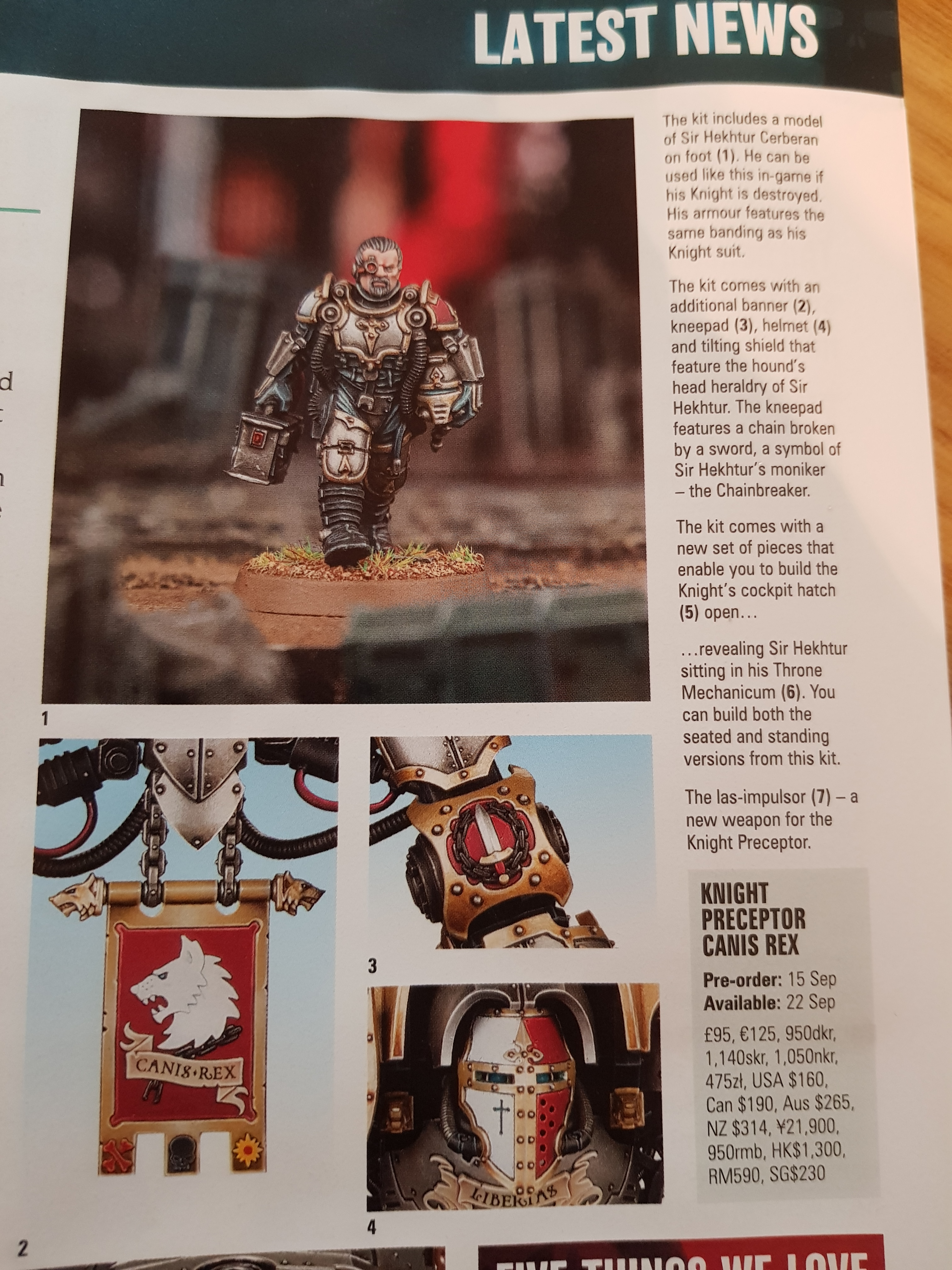 Knight Preceptor Canis Rex out 22nd September!