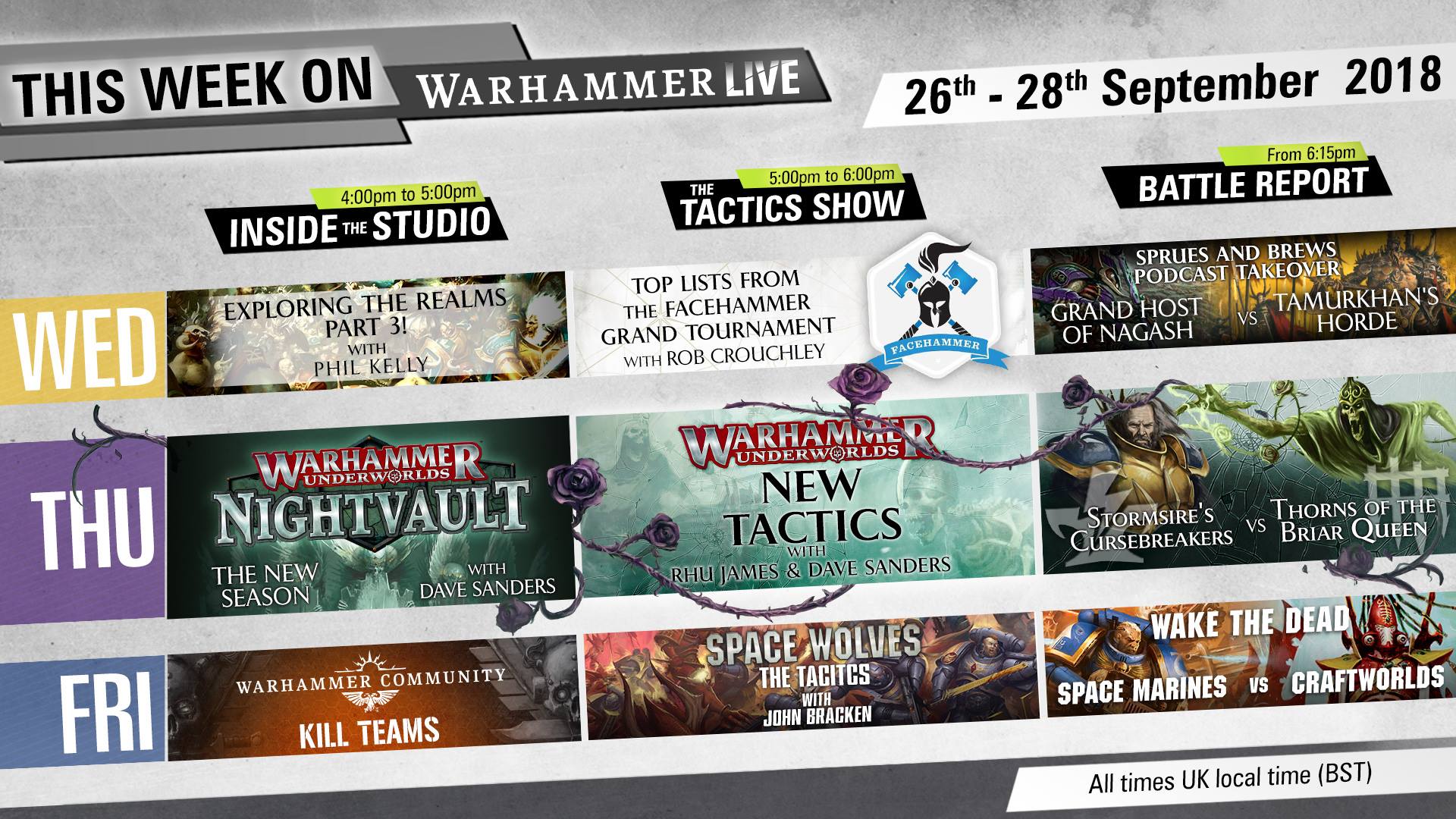 Sprues and Brews Warhammer Live Takeover this Wednesday!