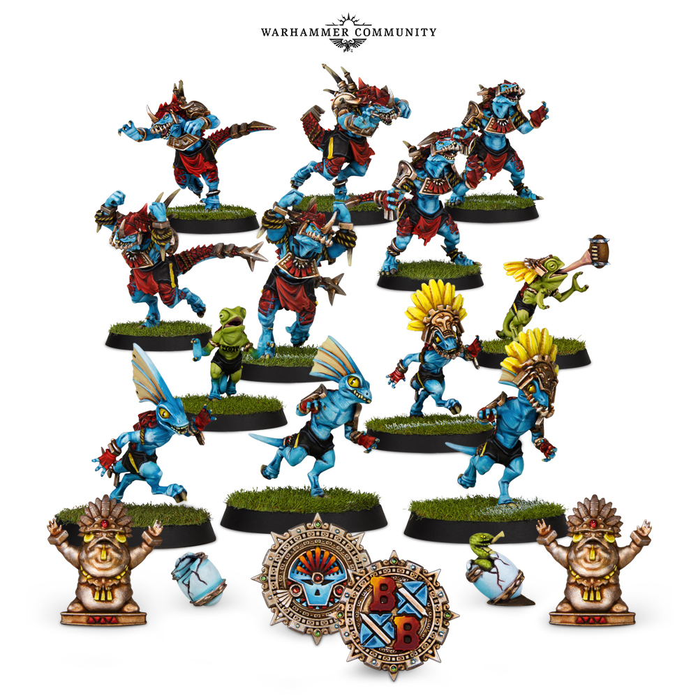 Today’s Pre Orders! Lizardmen Blood Bowl, Blackstone Fortress, Grymwatch and Space Marine Action Figure!