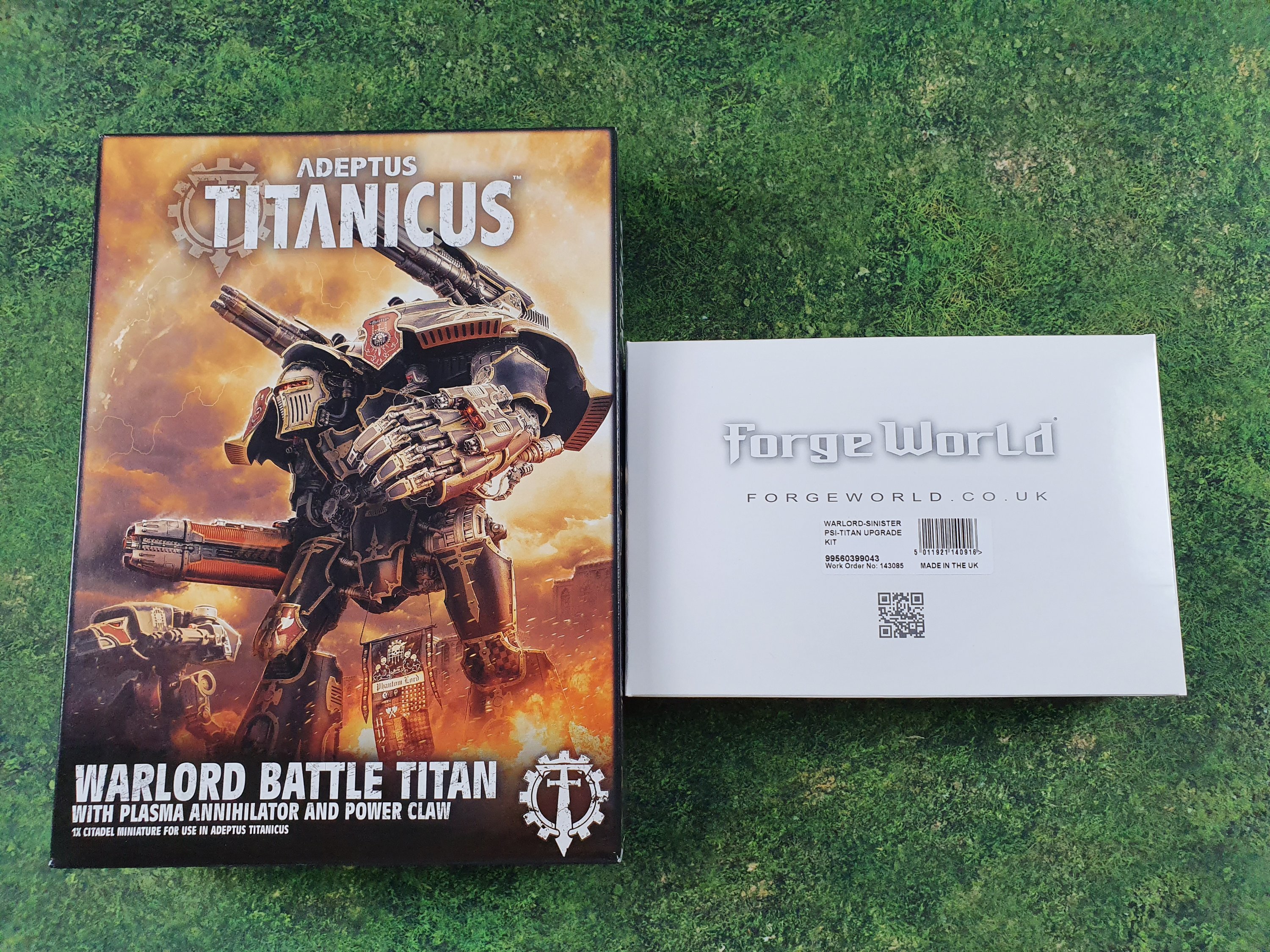 Adeptus Titanicus Warlord-Sinister Psi-Titan Unboxing