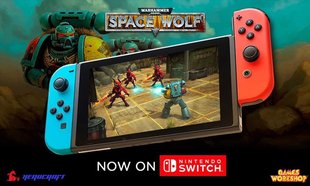 Warhammer 40000 : Space Wolf – Out Now on Nintendo Switch