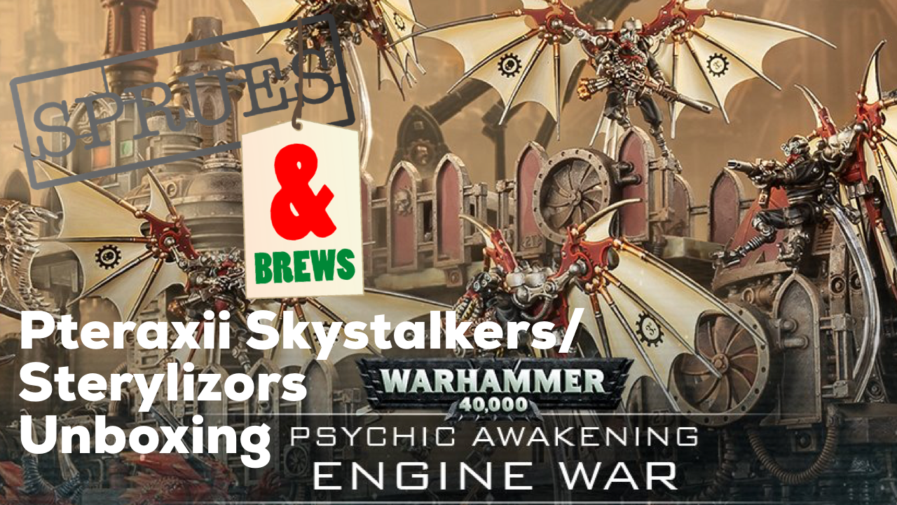 Adeptus Mechanicus Pteraxii Skystalkers/Sterylizors Unboxing