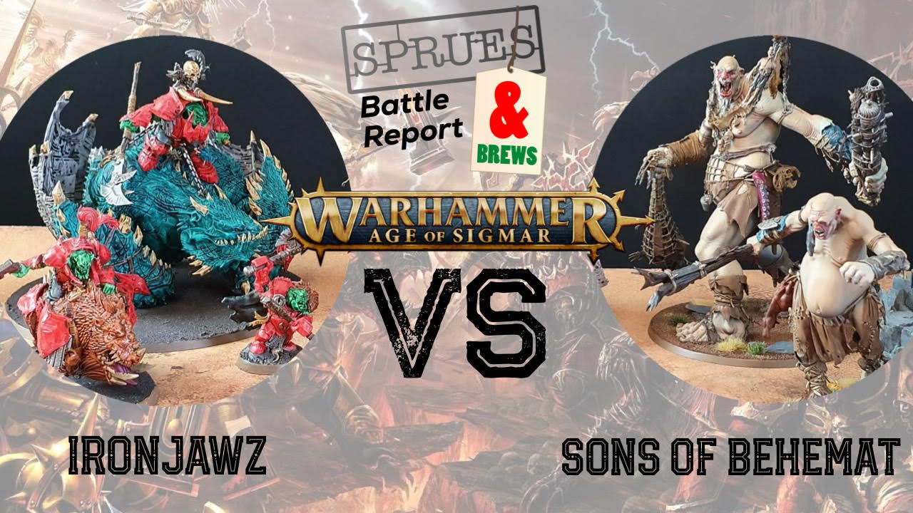 Sons of Behemat Vs Ironjawz | Warhammer Age of Sigmar Battle Report