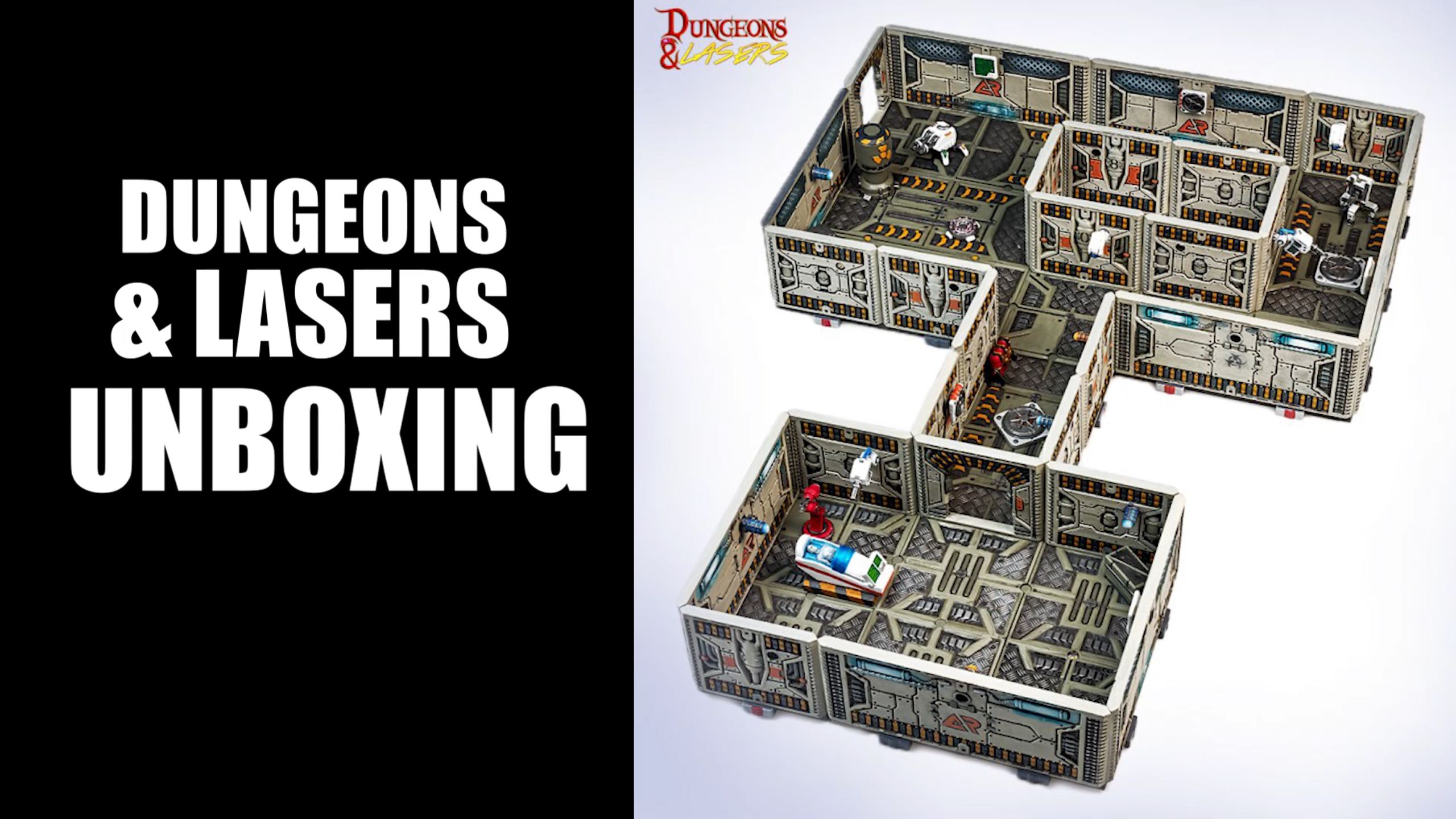 Dungeons and Lasers Unboxing Sci Fi Starter Set, Xenogenesis Cell, Xenodragon and Animal Companions