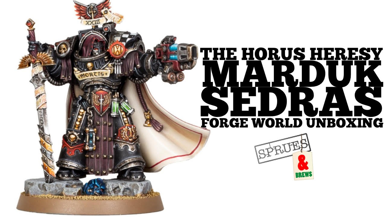 Warhammer: Horus Heresy: Marduk Sedras of the Dark Angels | Forge World Unboxing Video