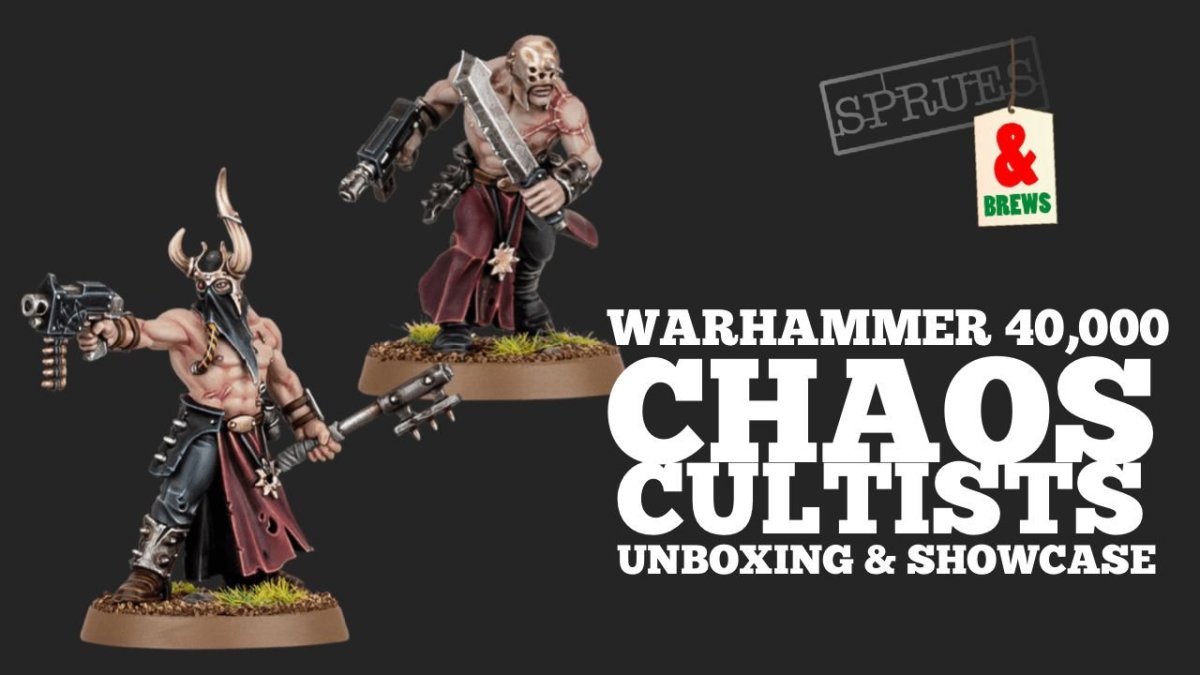 Chaos Space Marines Chaos Cultists (2022) Unboxing – Warhammer 40k ...