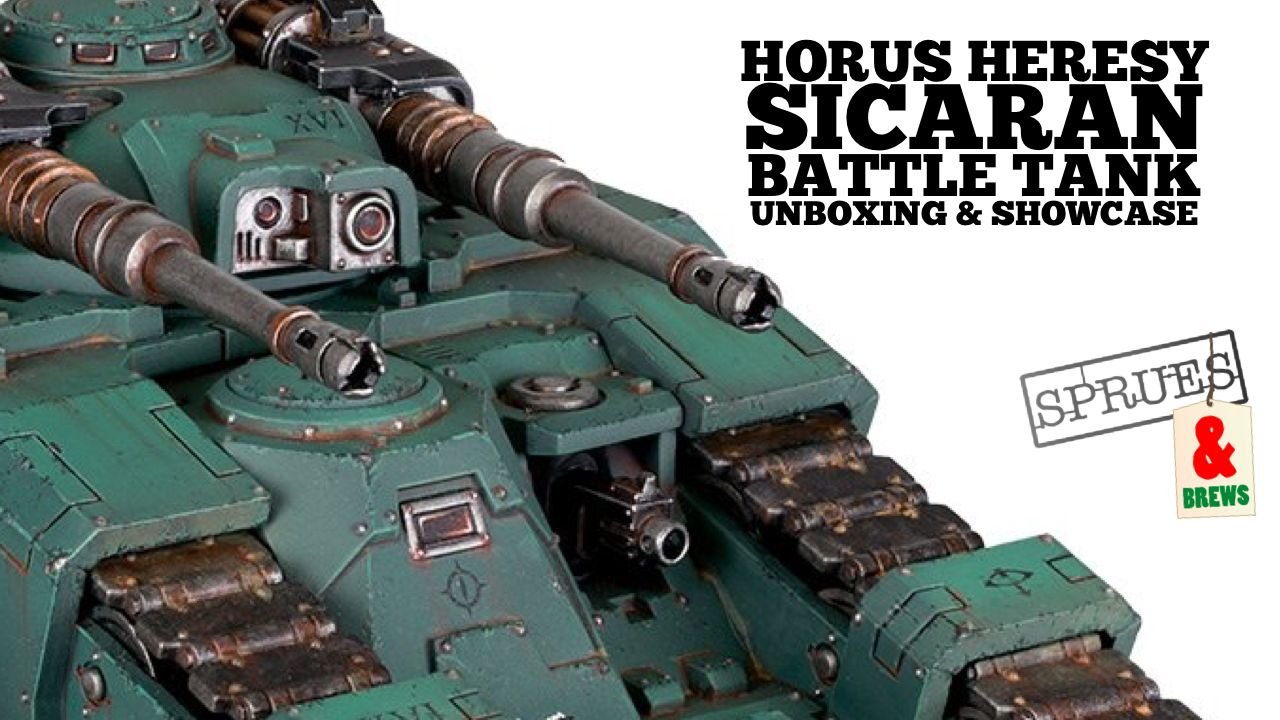 Plastic Sicaran Battle Tank | The Horus Heresy | Unboxing & Showcase