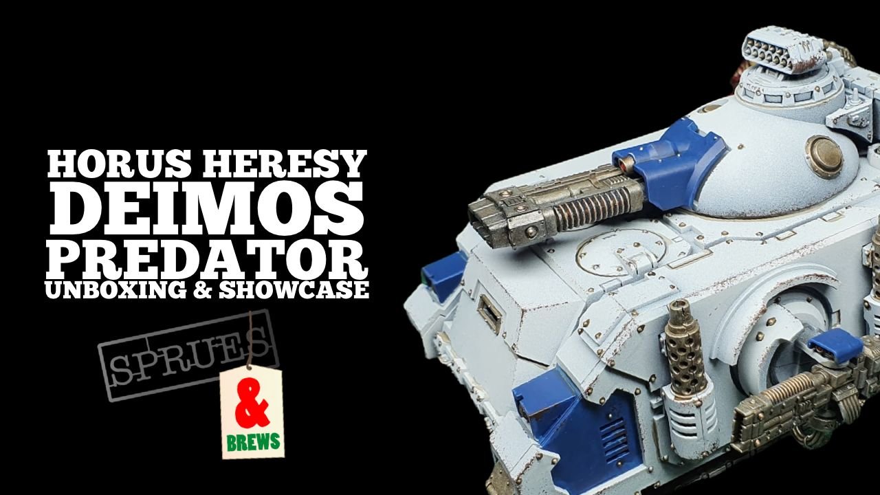 Plastic Deimos Predator Battle Tank Unboxing – Warhammer The Horus Heresy