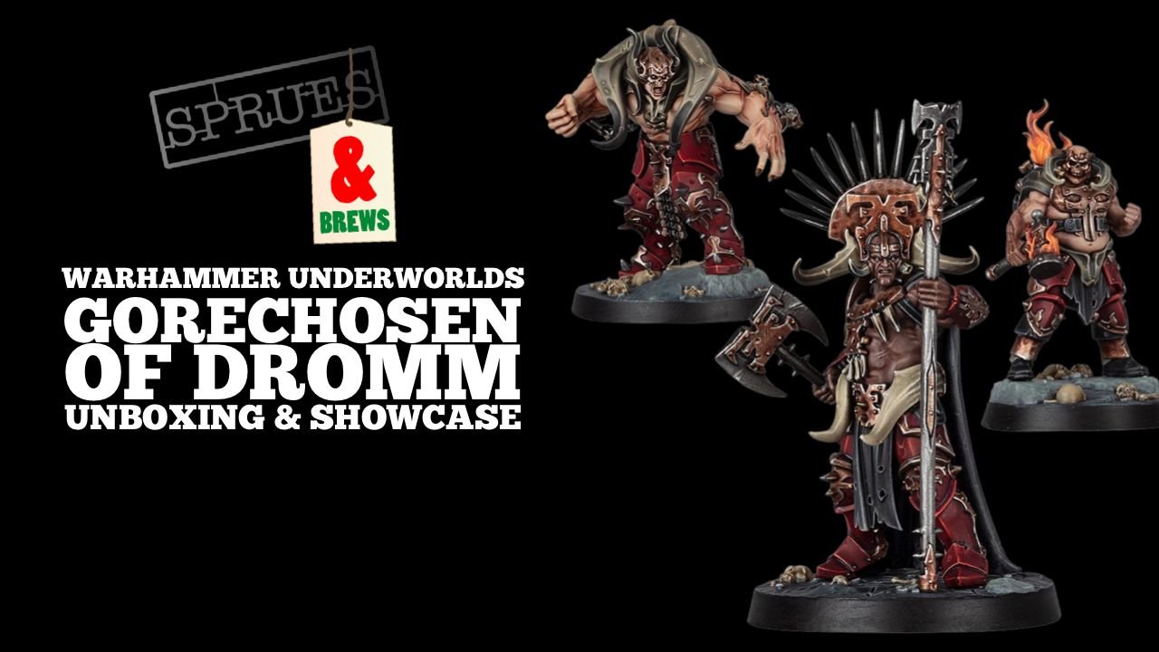Warhammer Underworlds Nethermaze: Gorechosen of Dromm Unboxing and Review