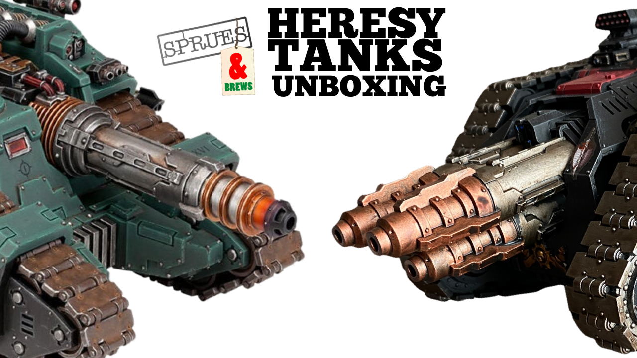 Cerberus Heavy Tank Destroyer & Sicaran Venator Tank Unboxings | Horus Heresy Plastic Tank Unboxing