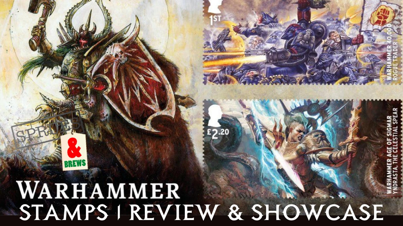 40 Years of Warhammer Stamps by Royal Mail – Review and Showcase