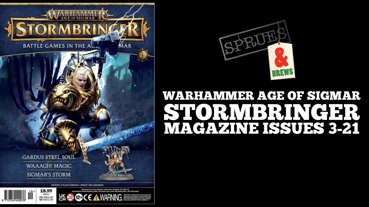 Stormbringer | Warhammer Age of Sigmar Hachette Partwork Magazine | Issues 3 to 21