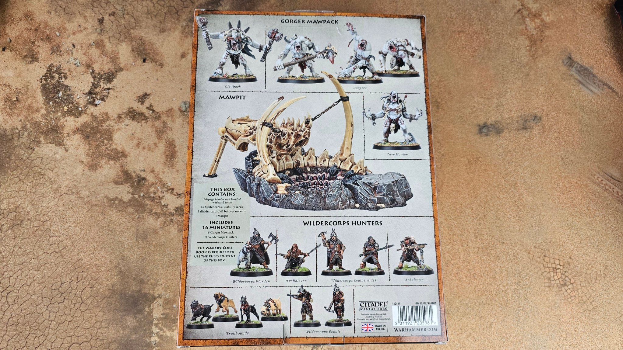 Warband Warcry Wildercorps Hunters – 11 Figurines Age Of Sigmar, Cartes Et Options D'armes