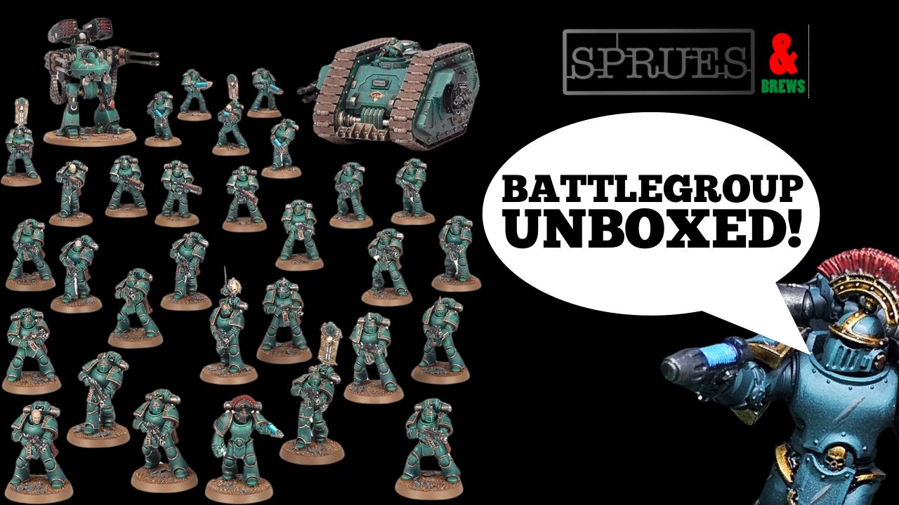 Warhammer The Horus Heresy Legiones Astartes Battle Group Unboxing and Review
