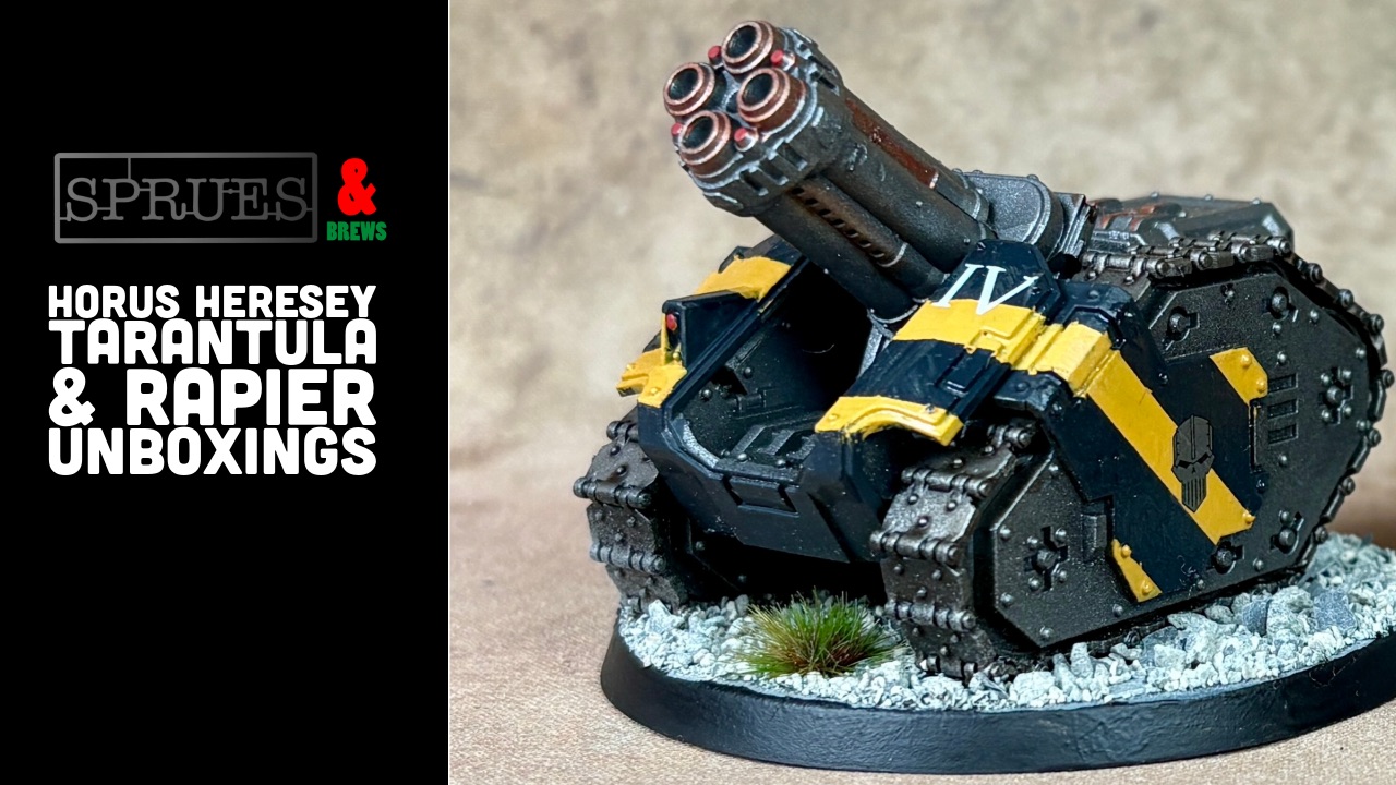 Tarantula and Rapier Battery | Unboxing and Showcase | Warhammer The Horus Heresy